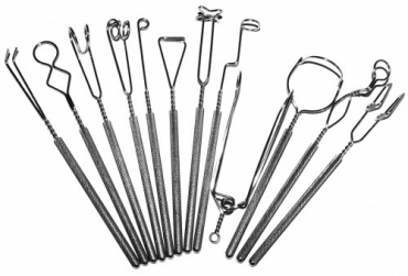 Комплект массажных логопедических зондов на толстых ручках с накаткой (автор Новикова Е.В.) 12 штук - «globural.ru» - Томск