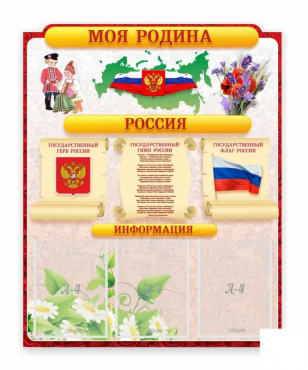 Стенд "Наша родина Россия" - «globural.ru» - Томск