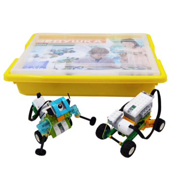 Набор для занятий робототехникой Ведушка с пластиковым боксом для хранения деталей - «globural.ru» - Томск