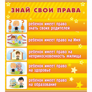 Стенд "Знай свои права" - «globural.ru» - Томск