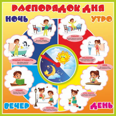 Стенд "Распорядок дня" - «globural.ru» - Томск