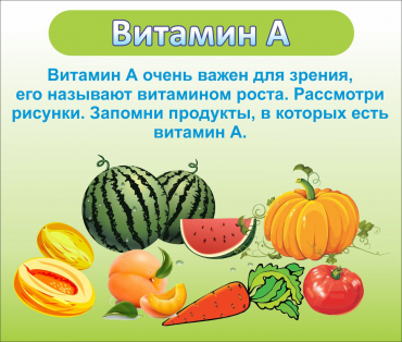Стенд "Витамин А" - «globural.ru» - Томск