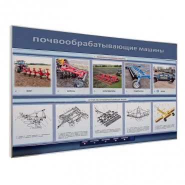 Электрифицированный светодинамический стенд «Почвообрабатывающие машины» - «globural.ru» - Томск