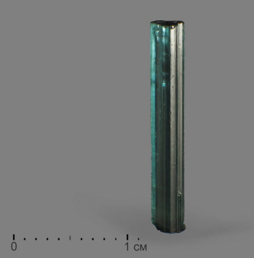 Турмалин (индиголит), кристалл - «globural.ru» - Томск
