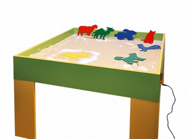 Электрифицированный световой стол "Песочница" с комплектом шаблонов для рисования - «globural.ru» - Томск