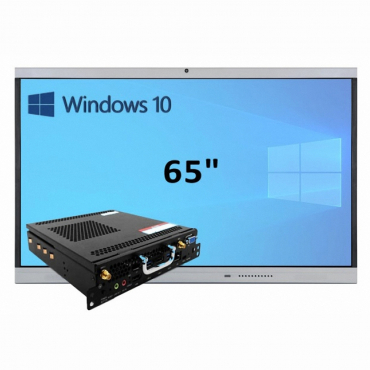 Интерактивная панель 65" (встроенный ПК Win10, Intel i5) - «globural.ru» - Томск