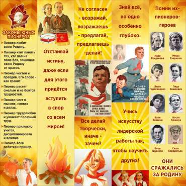 Тематический стенд "Пионеры" - «globural.ru» - Томск